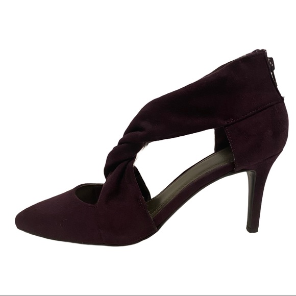 5/$25 | IMPO 'Telus' Deep Purple Suede Pumps - Picture 3 of 7